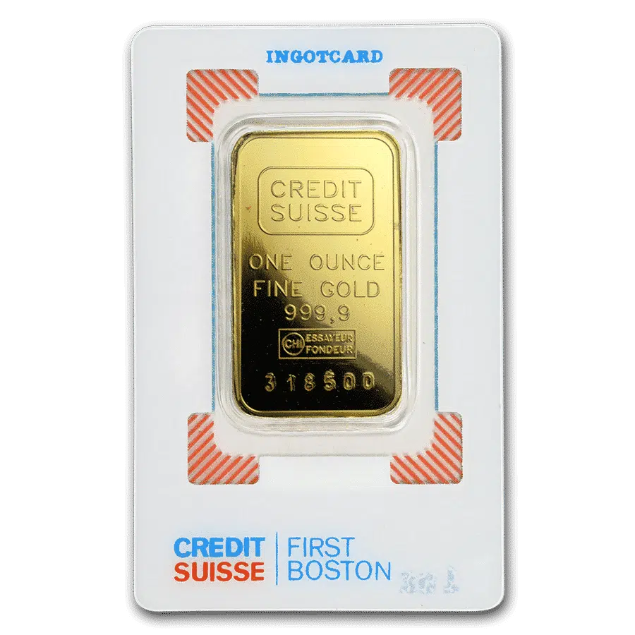 One Ounce Fine Gold Bar - South Florida Gold Dealer