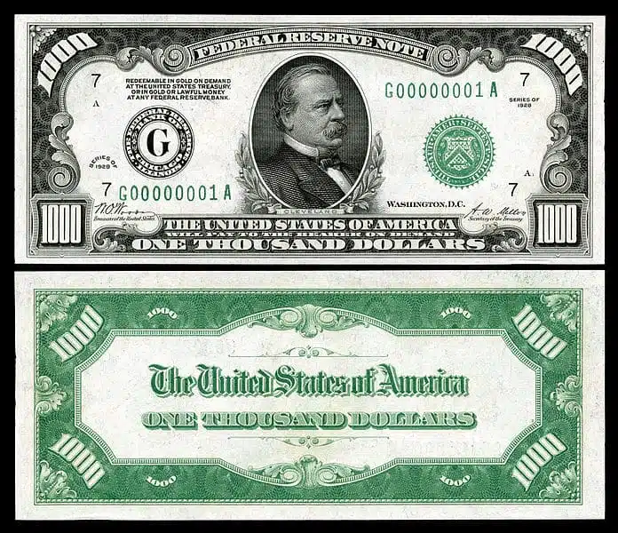 Federal Reserve Notes - Sell Currency