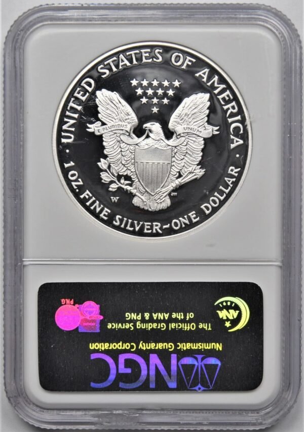2007 W 1oz 999 SILVER AMERICAN EAGLE S1 EARLY RELEASES NGC PF 70 ULTRA CAMEO 133601992364 2